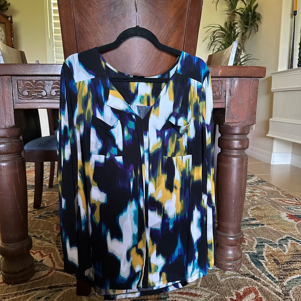 Abstract Worthington tunic XL
